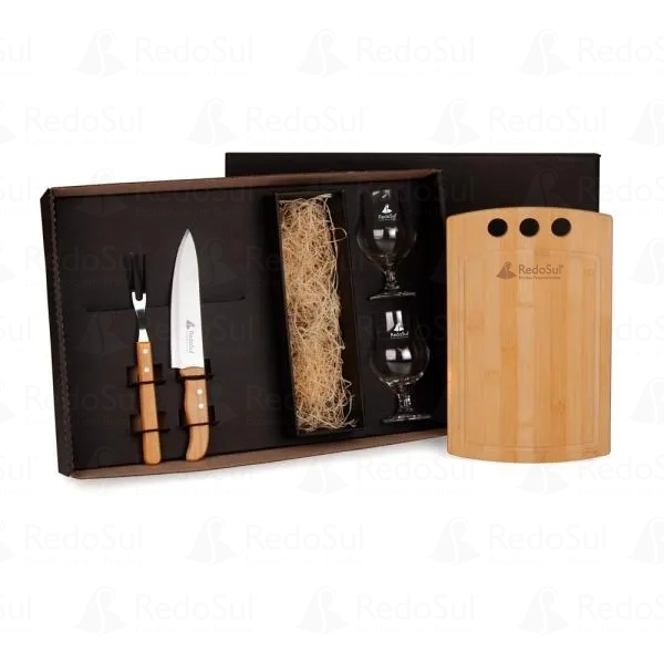 Kit Churrasco personalizado 5 peças Kit Churrasco personalizado 5 peças